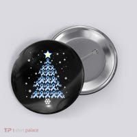 Diabetes Awareness Decoration Christmas Tree Button thumb 0