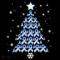 Diabetes Awareness Decoration Christmas Tree Women's Hoodie thumb 2