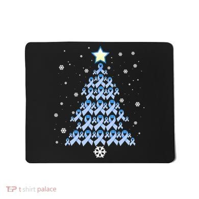 Diabetes Awareness Decoration Christmas Tree Mousepad