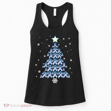 Diabetes Awareness Decoration Christmas Tree Women's Tank Top