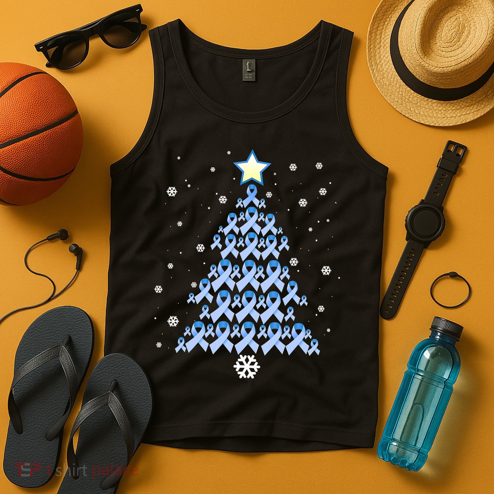 Diabetes Awareness Decoration Christmas Tree Tank Top