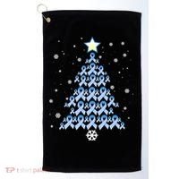 Diabetes Awareness Decoration Christmas Tree Golf Towel thumb 0