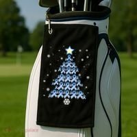 Diabetes Awareness Decoration Christmas Tree Golf Towel thumb 2