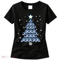 Diabetes Awareness Decoration Christmas Tree Women's T-Shirt thumb 0