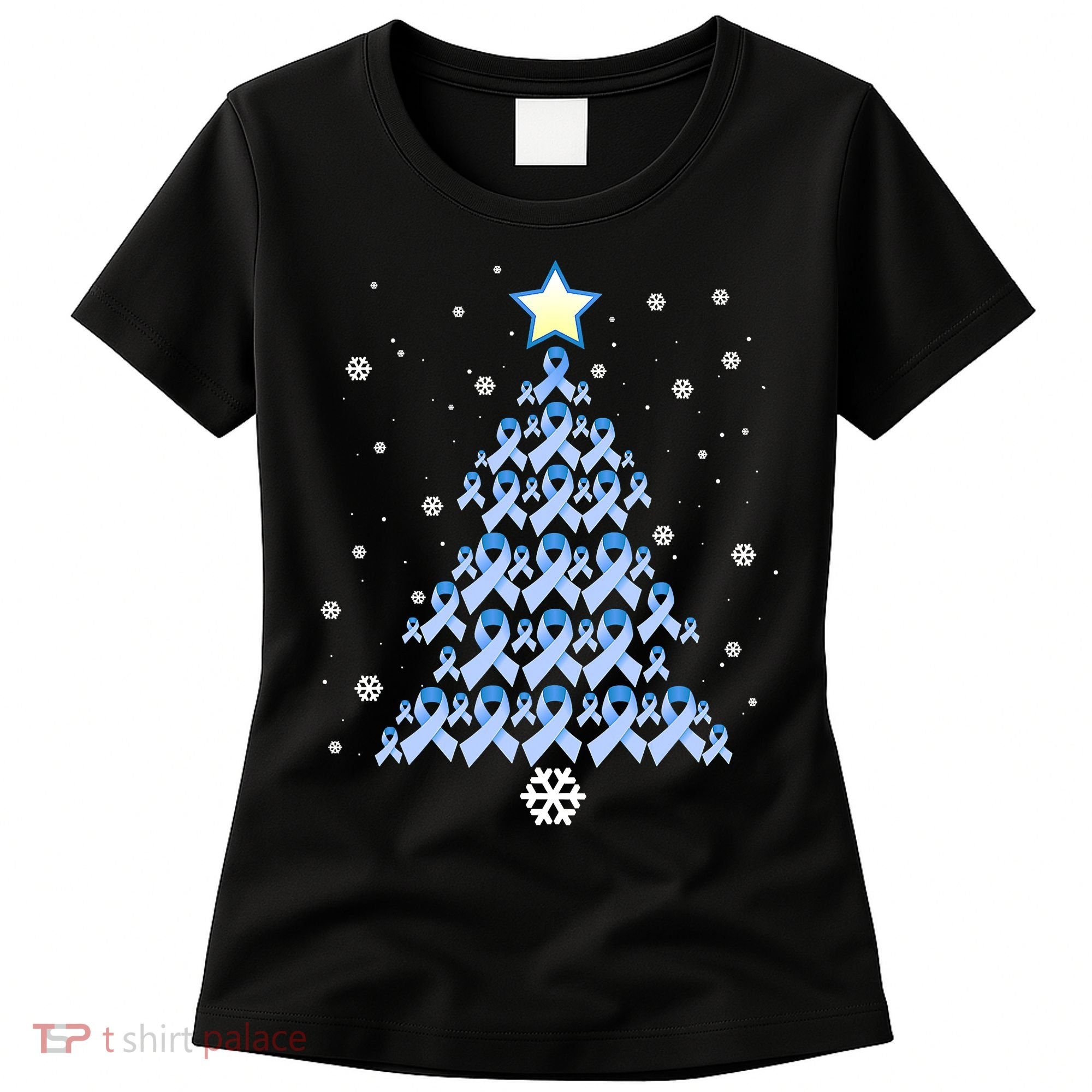 Diabetes Awareness Decoration Christmas Tree Women's T-Shirt