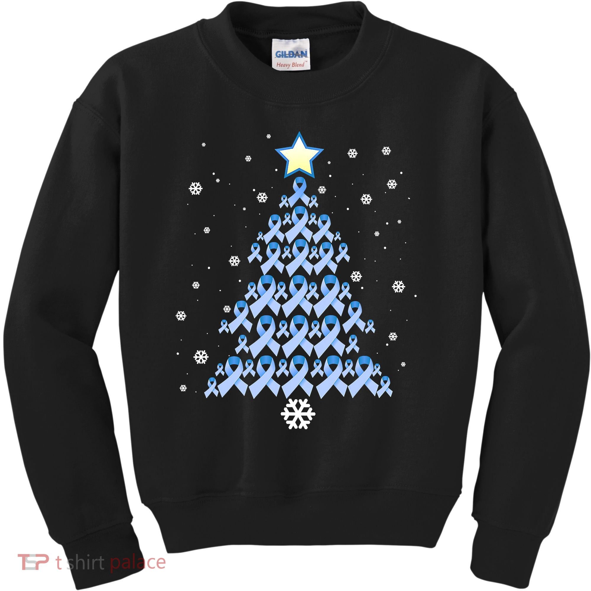 Diabetes Awareness Decoration Christmas Tree Kids Sweatshirt