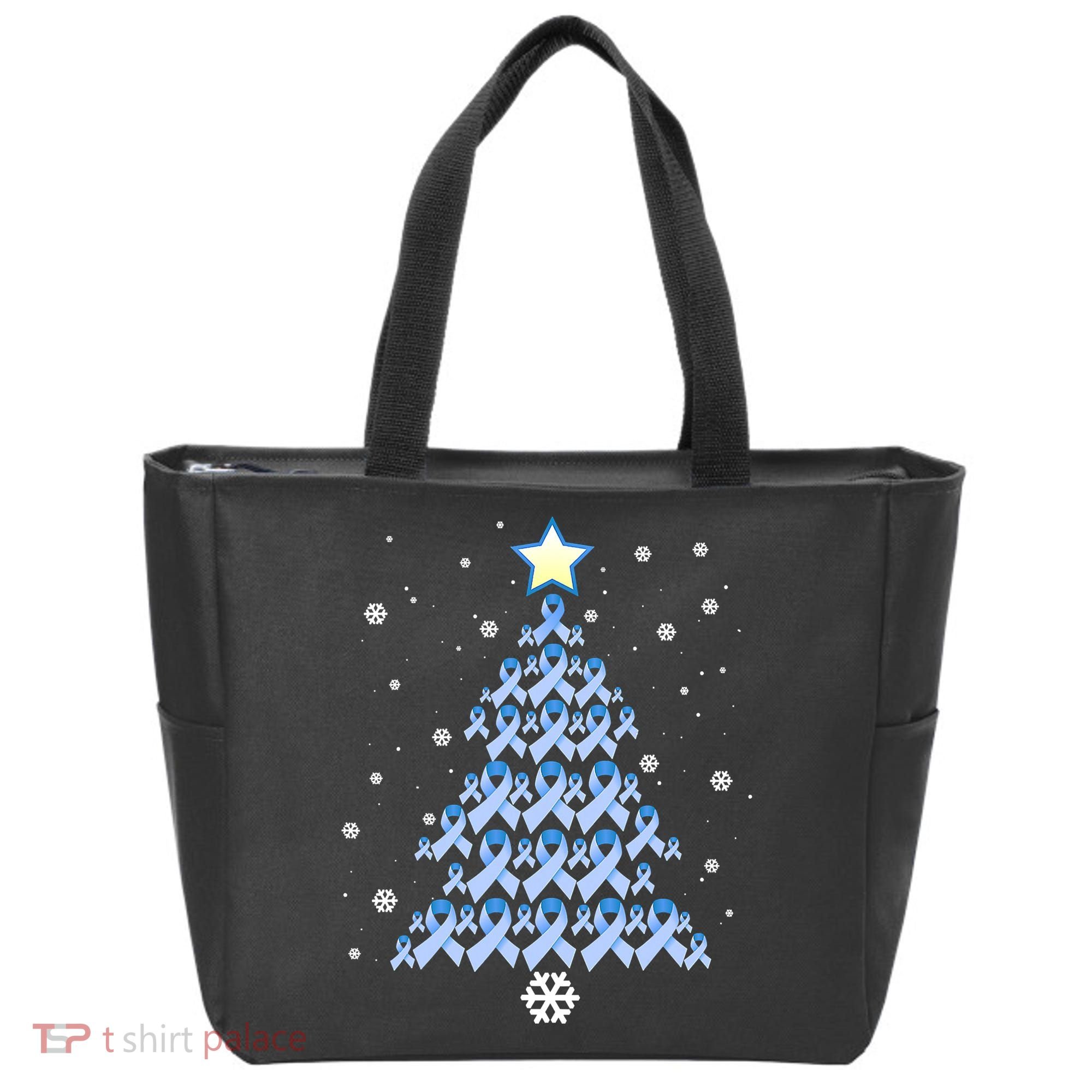 Diabetes Awareness Decoration Christmas Tree Tote Bag