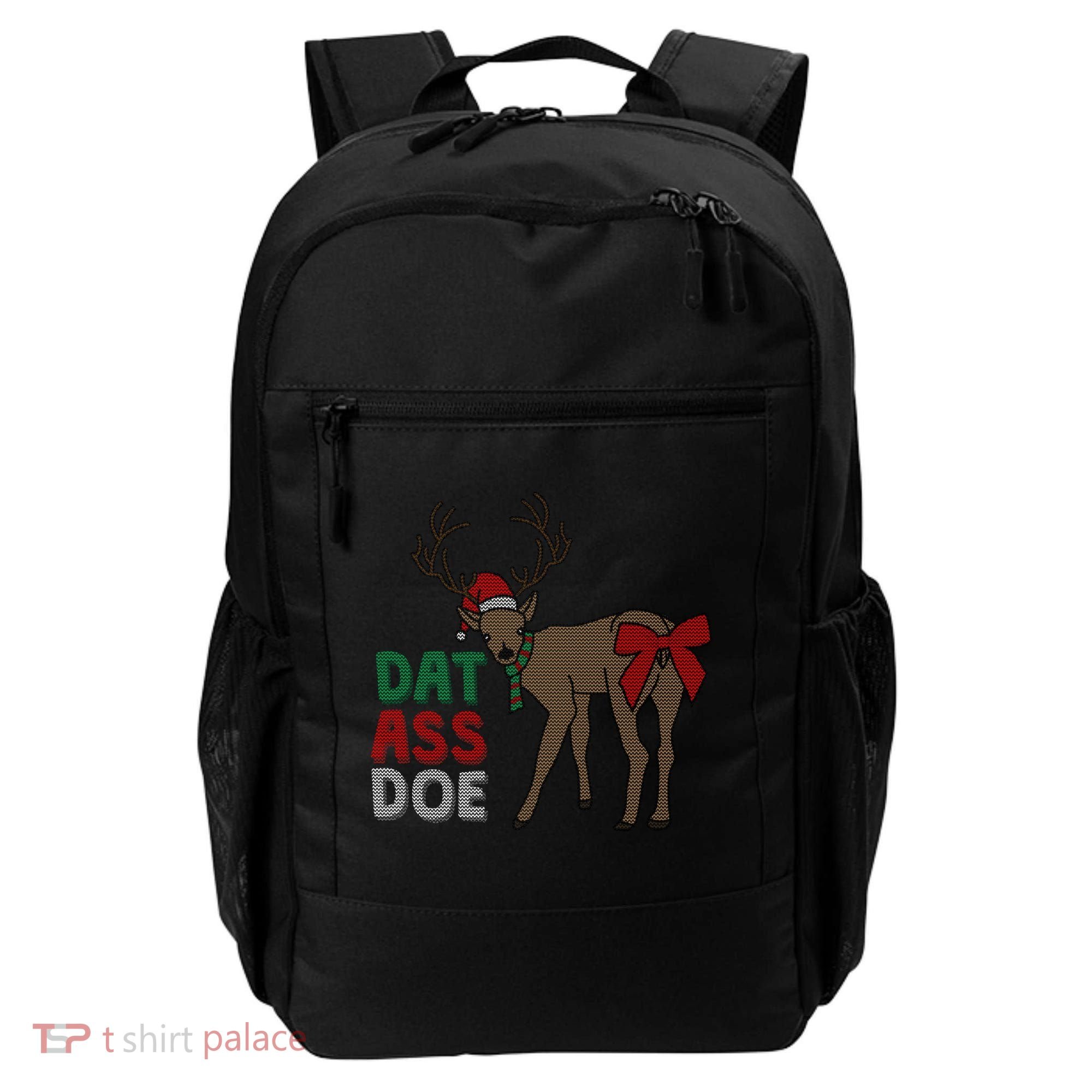 Dat Ass Doe Reindeer Naughty Funny Christmas Gift Backpack
