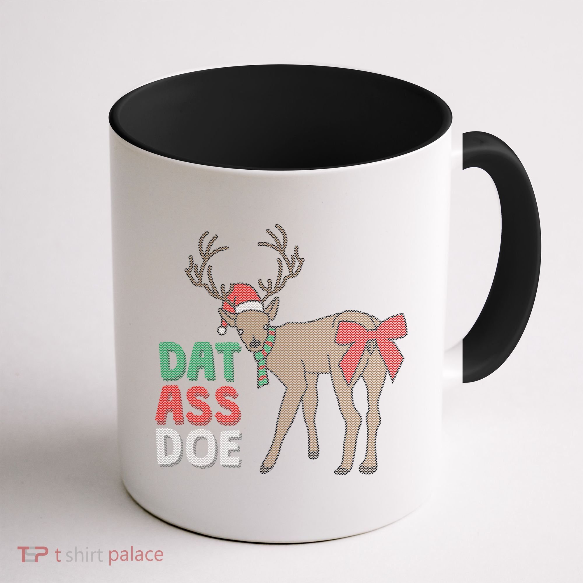 Dat Ass Doe Reindeer Naughty Funny Christmas Gift Coffee Mug