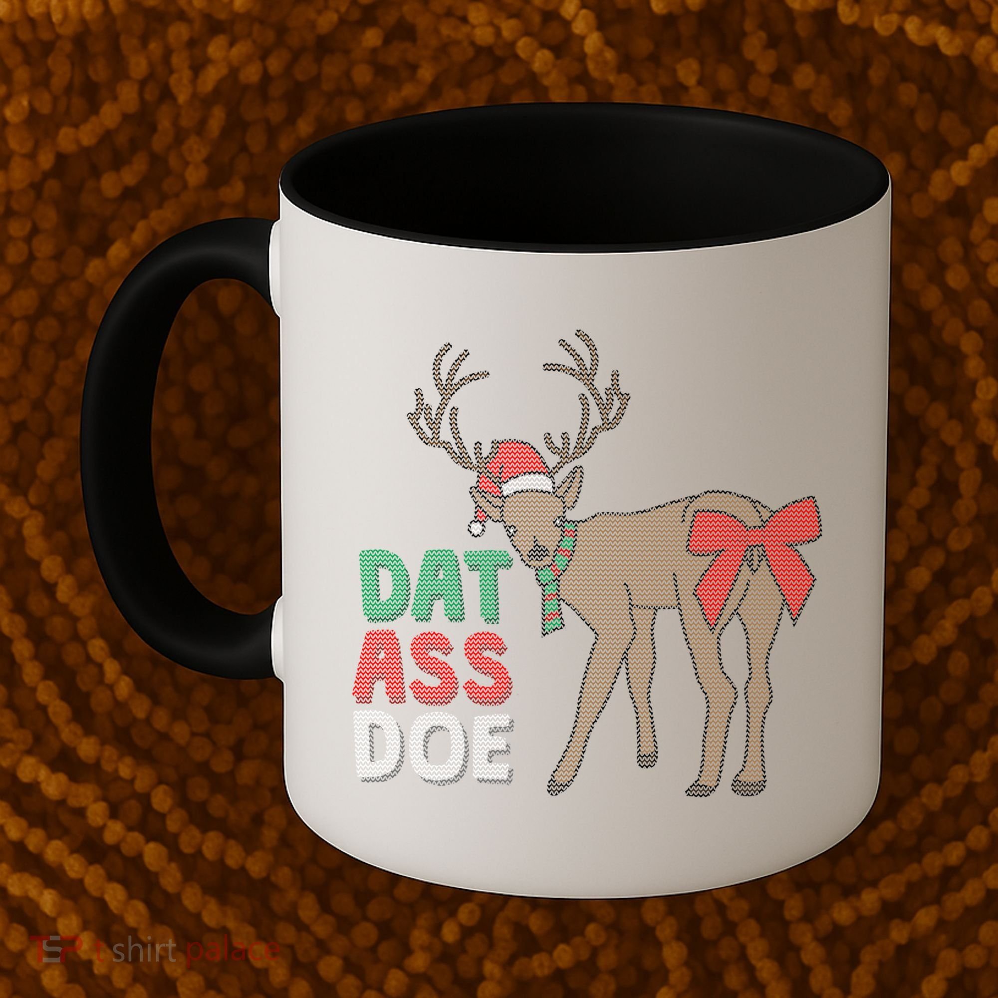 Dat Ass Doe Reindeer Naughty Funny Christmas Gift Coffee Mug