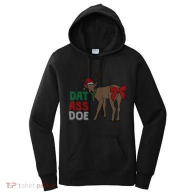 Dat Ass Doe Reindeer Naughty Funny Christmas Gift Women's Hoodie