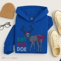 Dat Ass Doe Reindeer Naughty Funny Christmas Gift Hoodie thumb 4