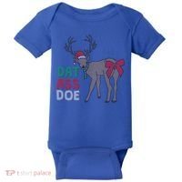 Dat Ass Doe Reindeer Naughty Funny Christmas Gift Baby Bodysuit thumb 0