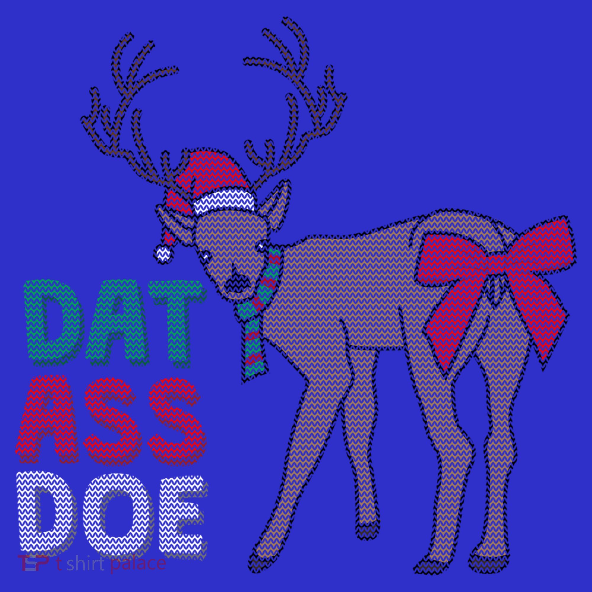 Dat Ass Doe Reindeer Naughty Funny Christmas Gift Baby Bodysuit