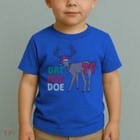 Dat Ass Doe Reindeer Naughty Funny Christmas Gift Toddler T-Shirt thumb 2