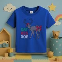 Dat Ass Doe Reindeer Naughty Funny Christmas Gift Toddler T-Shirt thumb 3