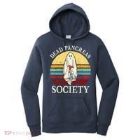 Diabetes Awareness Dead Pancreas Society Halloween Ghost Women's Hoodie thumb 0