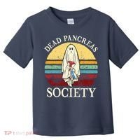 Diabetes Awareness Dead Pancreas Society Halloween Ghost Toddler T-Shirt thumb 0