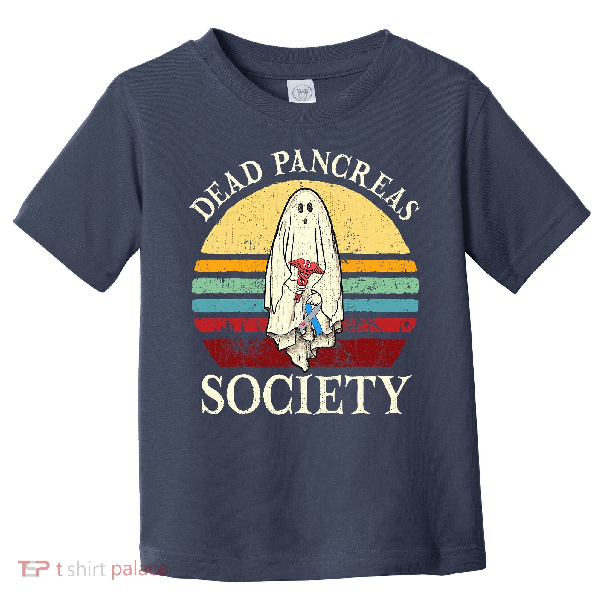 Diabetes Awareness Dead Pancreas Society Halloween Ghost Toddler T-Shirt