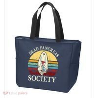 Diabetes Awareness Dead Pancreas Society Halloween Ghost Tote Bag thumb 3