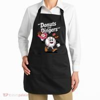 Donuts And Dingers Baseball Fan Humor Donut  Apron thumb 2