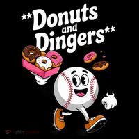 Donuts And Dingers Baseball Fan Humor Donut  Coffee Mug thumb 5