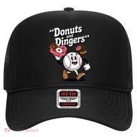 Donuts And Dingers Baseball Fan Humor Donut  Hat thumb 0