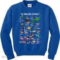Dinosaur Alphabet Dino Abc For Boys Kid Az Teacher Cute Gift Kids Sweatshirt thumb 0