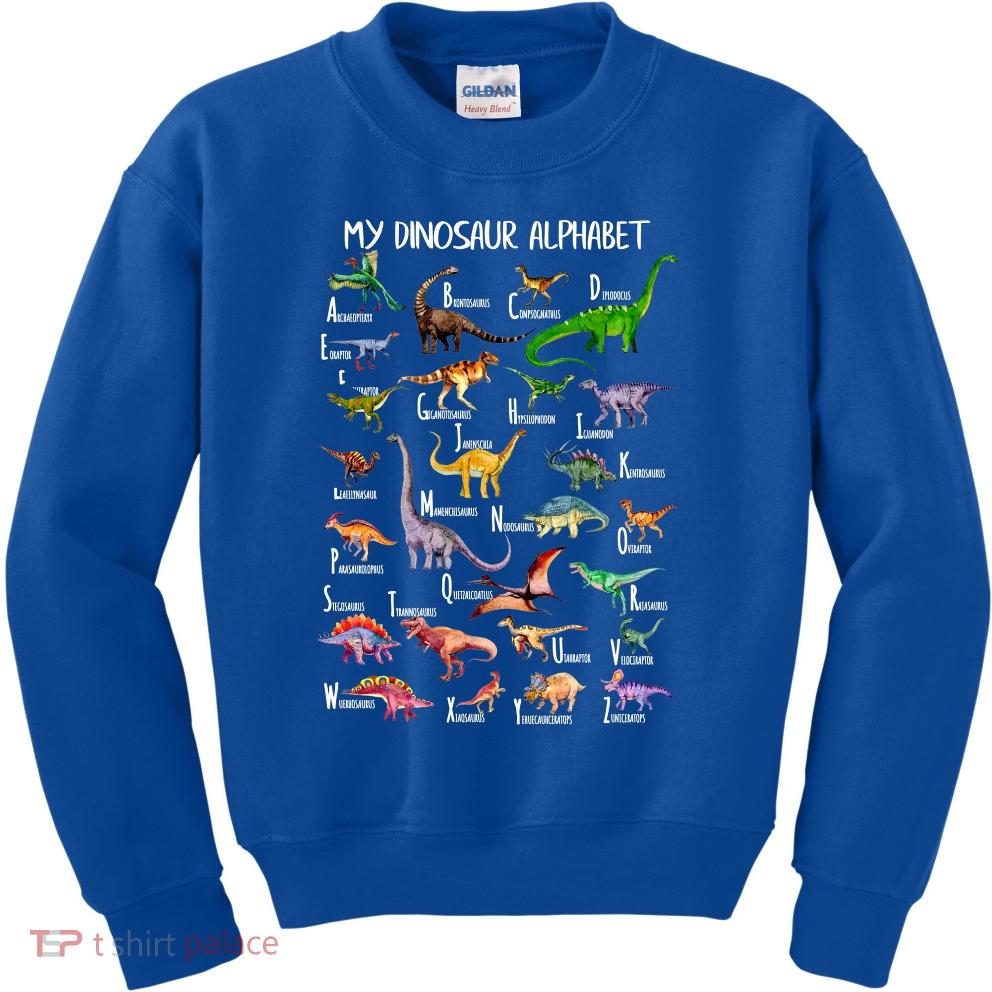 Dinosaur Alphabet Dino Abc For Boys Kid Az Teacher Cute Gift Kids Sweatshirt