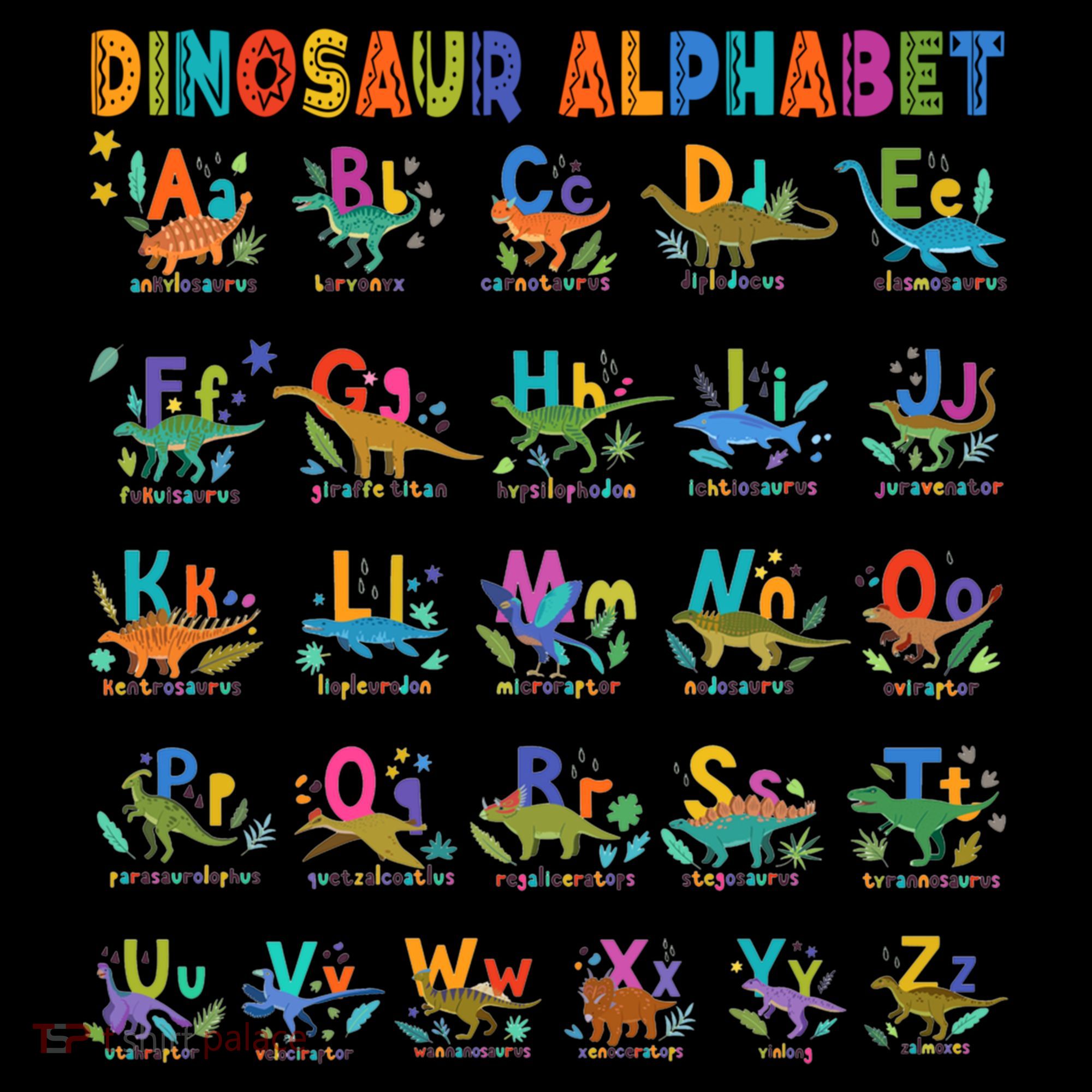 Dinosaur Alphabet Dino Abcs Learning For Boys Kids Adult Cool Gift Coffee Mug