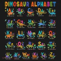 Dinosaur Alphabet Dino Abcs Learning For Boys Kids Adult Cool Gift Pajama Set thumb 2