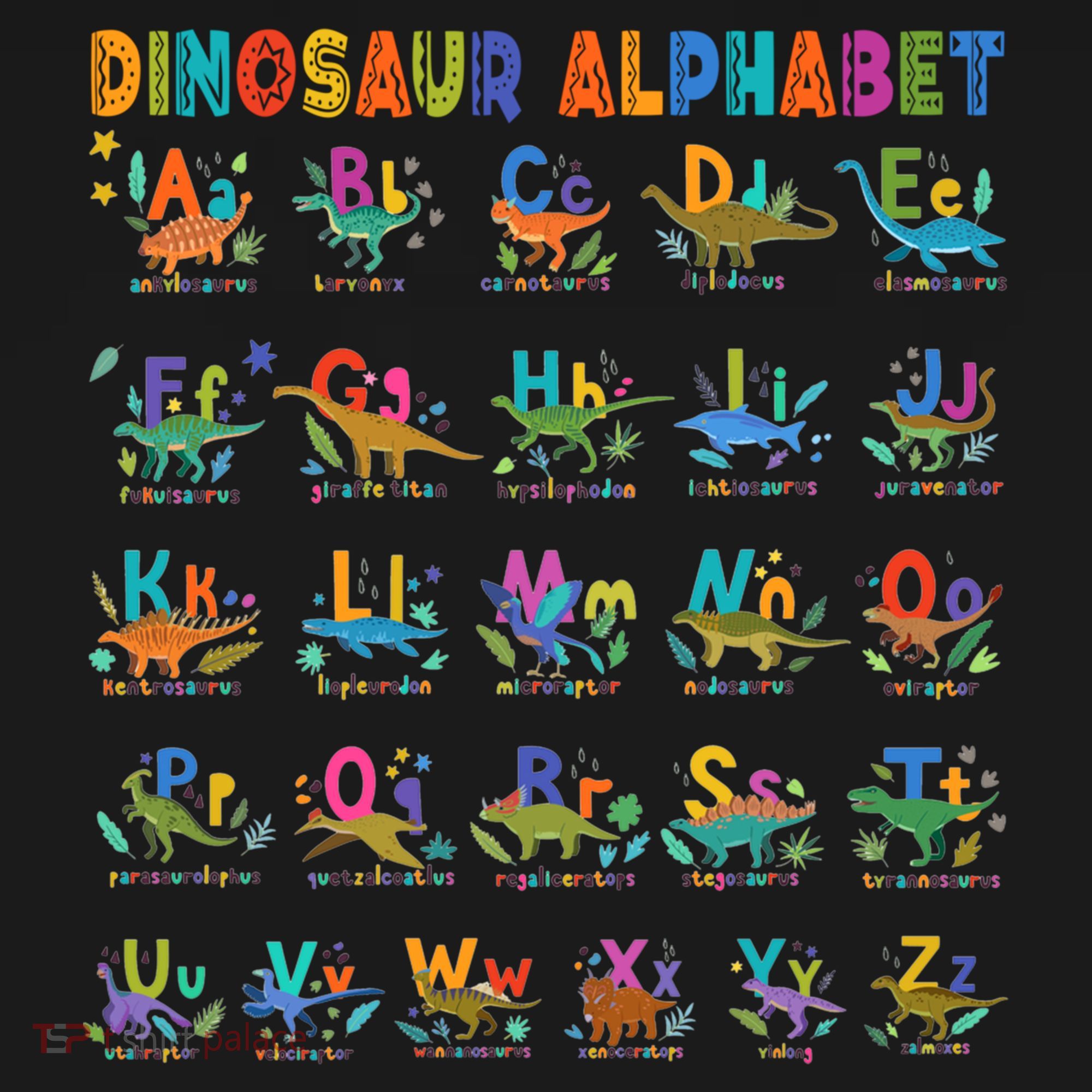 Dinosaur Alphabet Dino Abcs Learning For Boys Kids Adult Cool Gift Women's Hoodie
