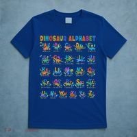 Dinosaur Alphabet Dino Abcs Learning For Boys Kids Adult Cool Gift T-Shirt thumb 5
