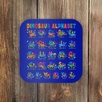 Dinosaur Alphabet Dino Abcs Learning For Boys Kids Adult Cool Gift Coaster thumb 0