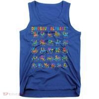 Dinosaur Alphabet Dino Abcs Learning For Boys Kids Adult Cool Gift Tank Top thumb 0