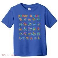 Dinosaur Alphabet Dino Abcs Learning For Boys Kids Adult Cool Gift Toddler T-Shirt thumb 0