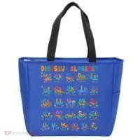 Dinosaur Alphabet Dino Abcs Learning For Boys Kids Adult Cool Gift Tote Bag thumb 0