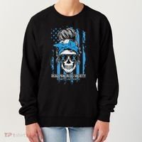 Diabetes Awareness Dead Pancreas Society Messy Bun Women's Sweatshirt thumb 0