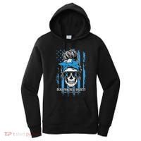 Diabetes Awareness Dead Pancreas Society Messy Bun Women's Hoodie thumb 0