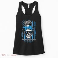 Diabetes Awareness Dead Pancreas Society Messy Bun Women's Tank Top thumb 0