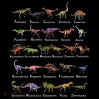 Dinosaur Alphabet Dino Pre Historic Animal Dinosaur Lover Gift USA-Made Doggie Bandana thumb 2