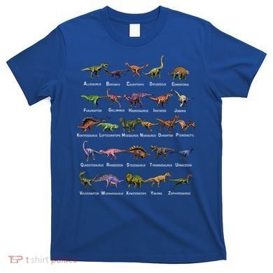 Dinosaur Alphabet Dino Pre Historic Animal Dinosaur Lover Gift T-Shirt