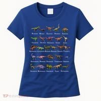 Dinosaur Alphabet Dino Pre Historic Animal Dinosaur Lover Gift Women's T-Shirt thumb 0