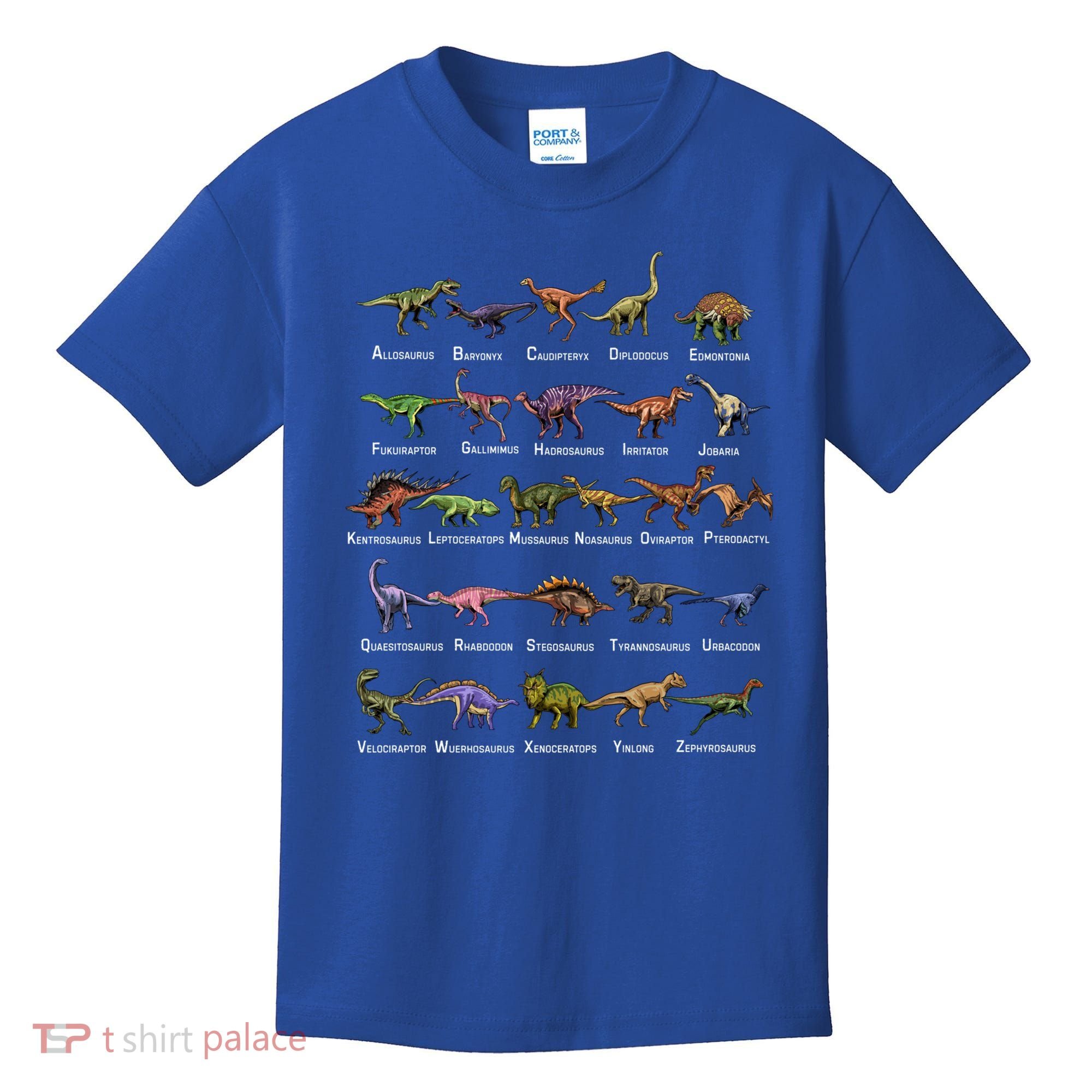 Dinosaur Alphabet Dino Pre Historic Animal Dinosaur Lover Gift Kids T-Shirt