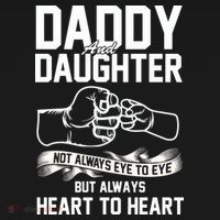 Daddy And Daughter Not Always Eye To Eye But Always Heart To Heart Women's Hoodie thumb 2