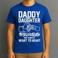 Daddy And Daughter Not Always Eye To Eye But Always Heart To Heart T-Shirt thumb 3