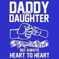 Daddy And Daughter Not Always Eye To Eye But Always Heart To Heart T-Shirt thumb 7