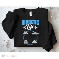 Diabetes Awareness Diabetic Life Diabetes Warrior Sweatshirt thumb 2