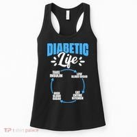 Diabetes Awareness Diabetic Life Diabetes Warrior Women's Tank Top thumb 0