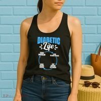 Diabetes Awareness Diabetic Life Diabetes Warrior Women's Tank Top thumb 2